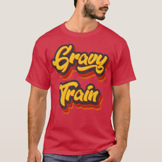 Gravy Tåg Retro Thanksgiving T Shirt