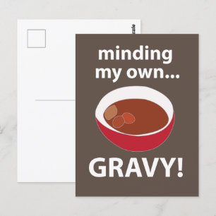 Gravy Tar Min Egen Gravy Mat Vykort