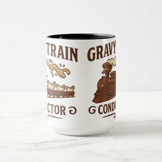 Gravy Train Conductor | Halloween Gifts Mugg (Center)