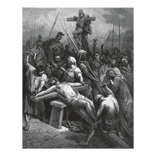 GravyrJesus Crucifixion 1866 av Gustave Dore Fototryck
