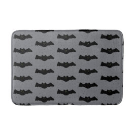 Gray and Black Halloween Bats Badrumsmatta