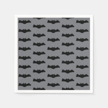 Gray and Black Halloween Bats