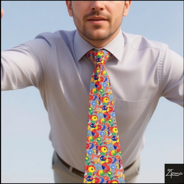 Gray Background Primary Color Abstract Shapes Slips (Skapare uppladdad)