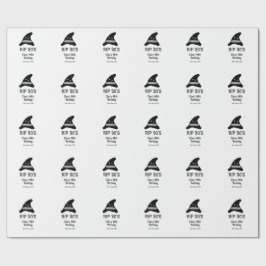 Gray black RIP 30's 40th birthday witch hat hallow Presentpapper