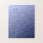 Gray Blue gradient geometric mesh pattern Triangle Pussel<br><div class="desc">Gray blue Triangle geometric mesh with light dark blue ombre gradient.</div>