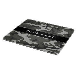 Gray Camouflage Pattern, ditt namn, anpassa