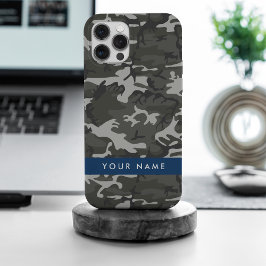 Gray Camouflage Pattern, ditt namn, anpassa