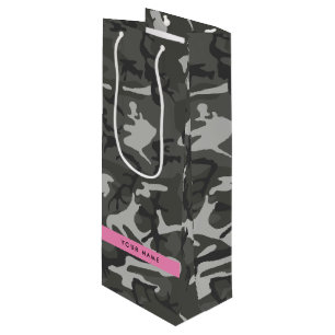 Gray Camouflage Pattern, ditt namn, anpassa