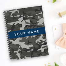 Gray Camouflage Pattern, ditt namn, anpassa