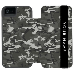 Gray Camouflage Pattern, ditt namn, anpassa