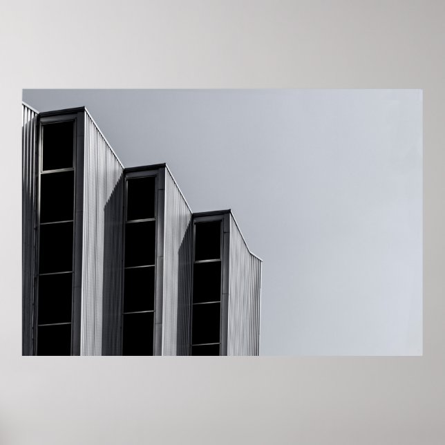 GRAY CONCRETE BUILDING POSTER (Framsidan)