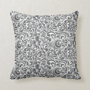 GRAY-CREAM-SWIRLS KUDDE
