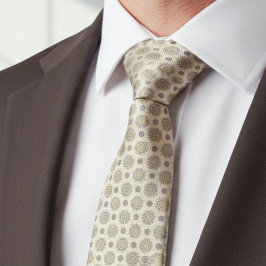 Gray Gold Mandala Pattern Slips