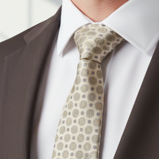 Gray Gold Mandala Pattern Slips (Skapare uppladdad)