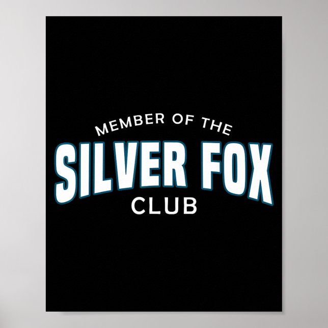 Gray Hair Don't Care G Headedness Men Fox  Poster (Framsidan)