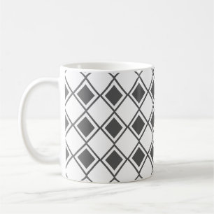 Gray Harlequin Kaffemugg