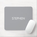 Gray minimalist custom name  musmatta<br><div class="desc">Add your name on this minimalist modern design on gray background.</div>