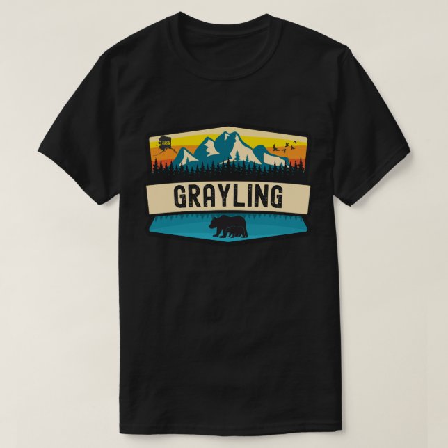 Grayling, Alaska T Shirt (Design framsida)