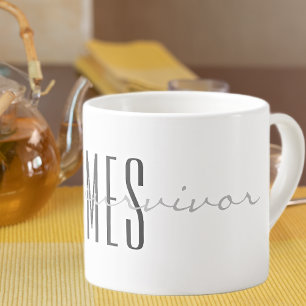 Grays, Monogram, skript är en efterlevande 6oz Espressomugg