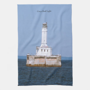 Grays Reef Light kökshandduk