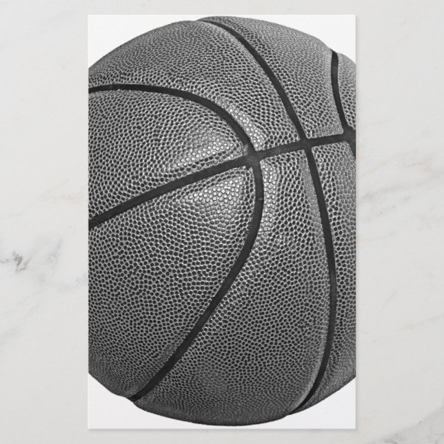 Grayscale Basket Brevpapper (Framsida)