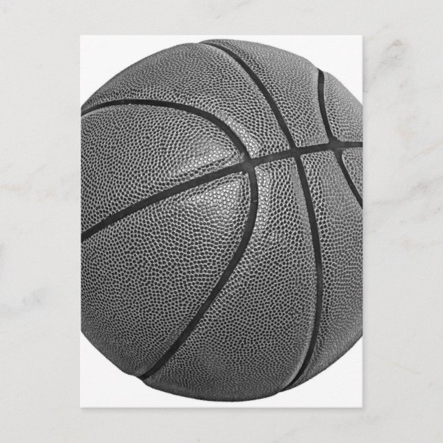 Grayscale Basket Vykort (Framsida)