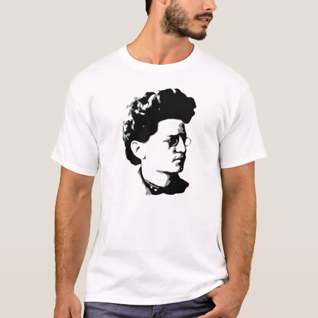 Grayscale Trotsky Tee Shirt (Framsida)