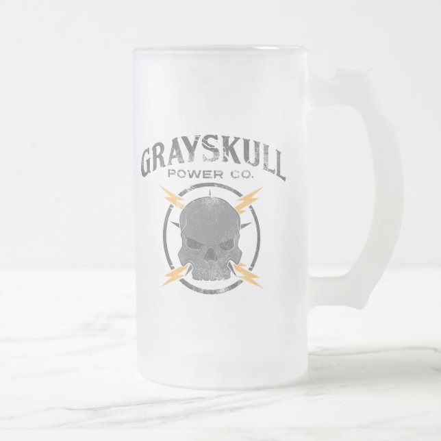 Grayskull driver Co. Frostat Ölglas (Höger)