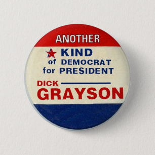 Grayson för president knäppas knapp