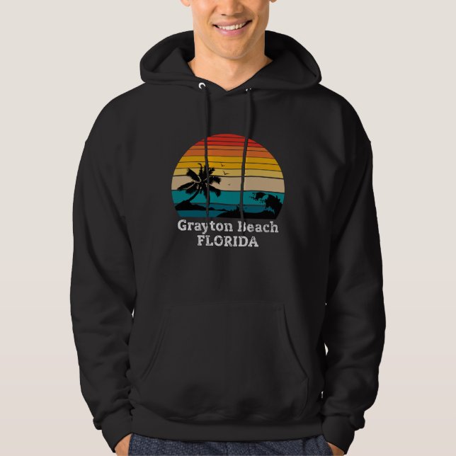 Grayton Beach FLORIDA Hoodie (Framsida)