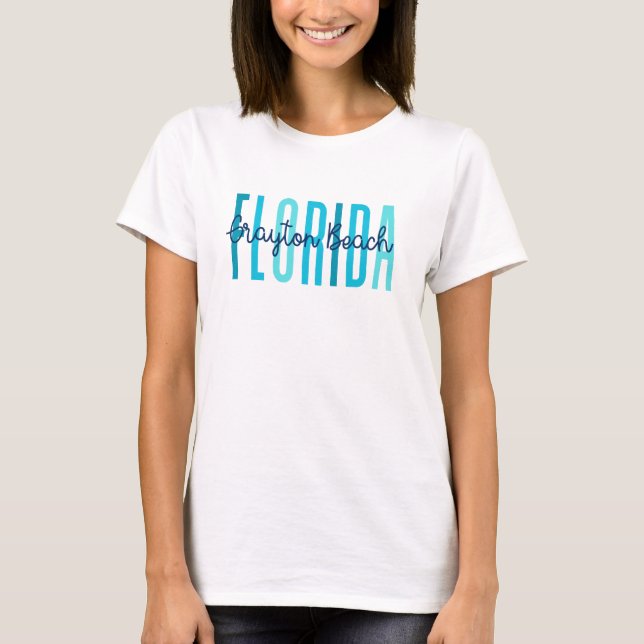 Grayton Beach Florida (Ocean) T Shirt (Framsida)