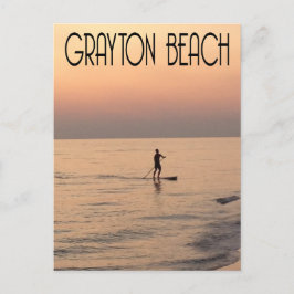 Grayton Beach paddleboarding Vykort