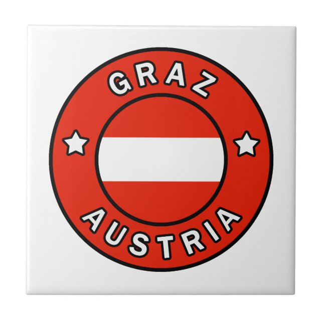 Graz Austria Kakelplatta (Framsidan)