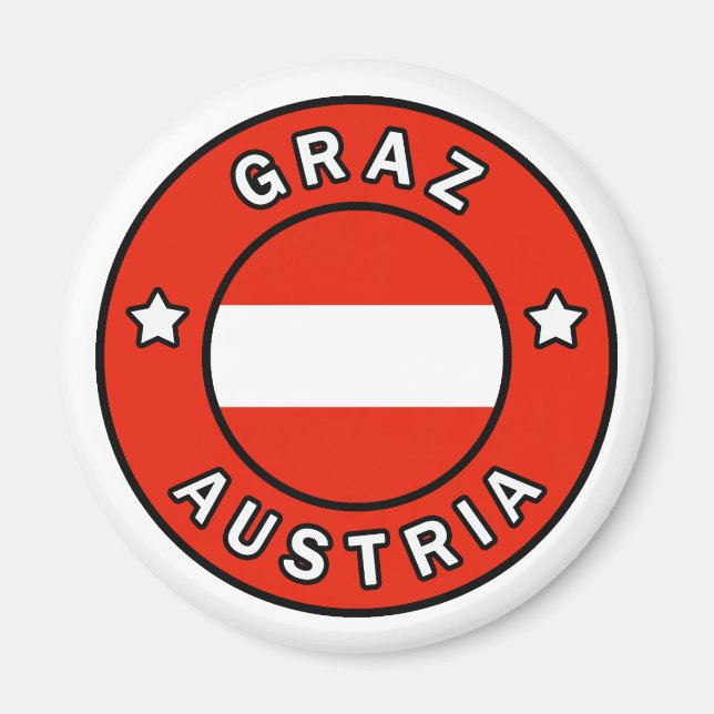 Graz Austria Magnet (Framsidan)