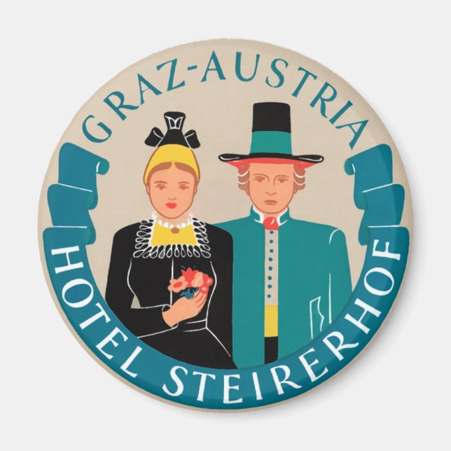 Graz-Austria Magnet (Framsidan)