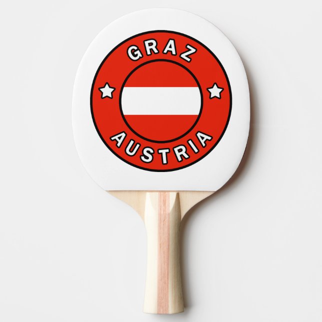 Graz Austria Pingisracket (Framsidan)