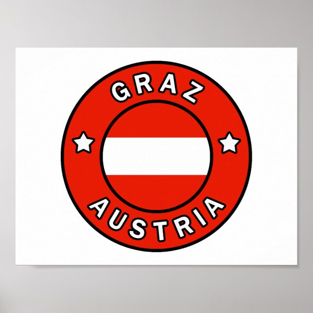 Graz Austria Poster (Framsidan)