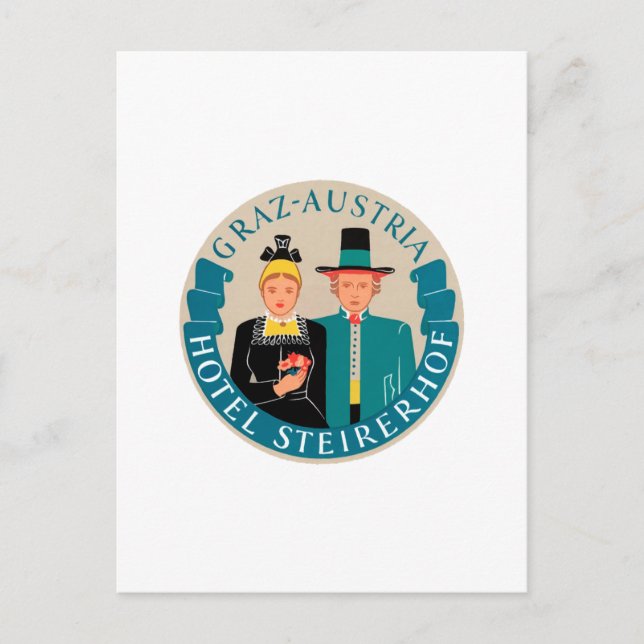 Graz-Austria Vykort (Framsida)