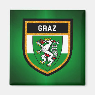 Graz flagga magnet