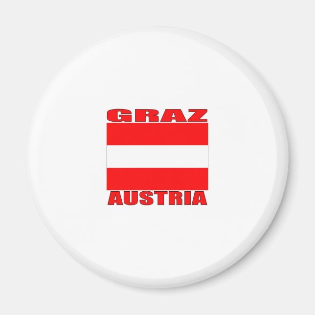 Graz, Österrike Magnet (Framsidan)