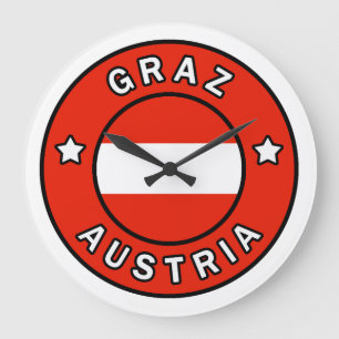 Graz Österrike Stor Klocka