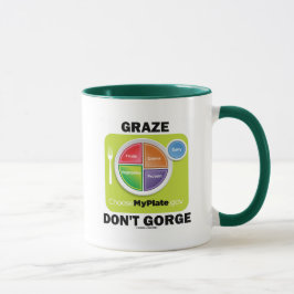 Graze Gorge (MyPlate Food Group Attitude) Mugg