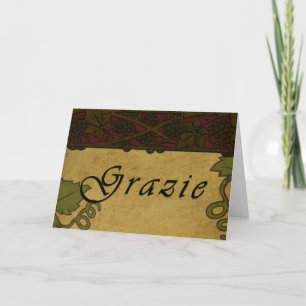 Grazie druvaVines - tackkort