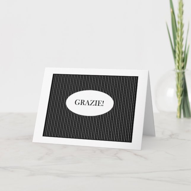 Grazie tack i italienare (Framsida)