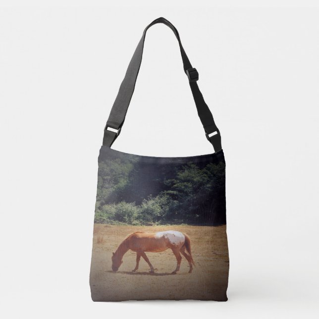 Grazing Palomino.... Axelväska (Framsida)