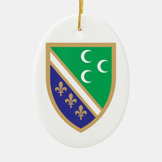 Grb Sandžaka, Sandžak vapensköld Julgransprydnad Keramik (Framsidan)