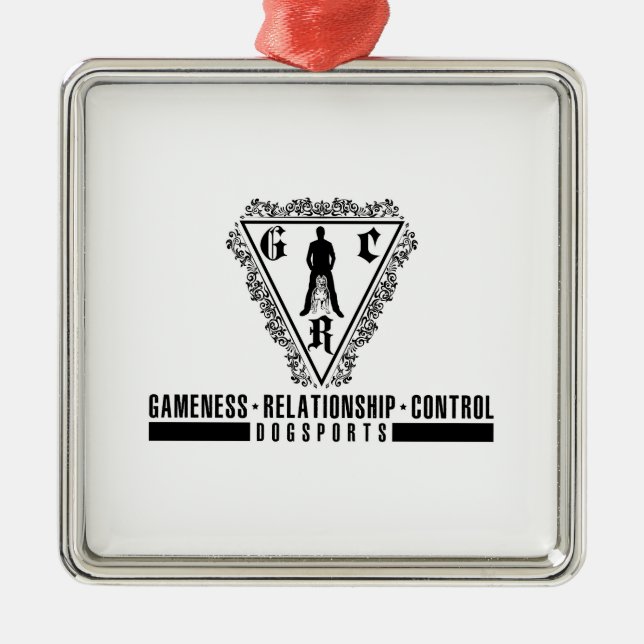 GRC-prydnadsföremål, original Julgransprydnad Metall (Framsidan)