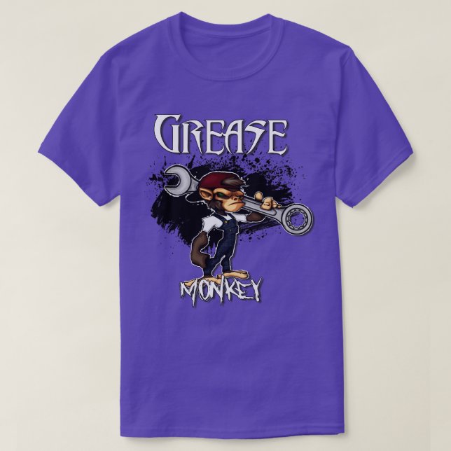 Grease Monkey-design T Shirt (Design framsida)