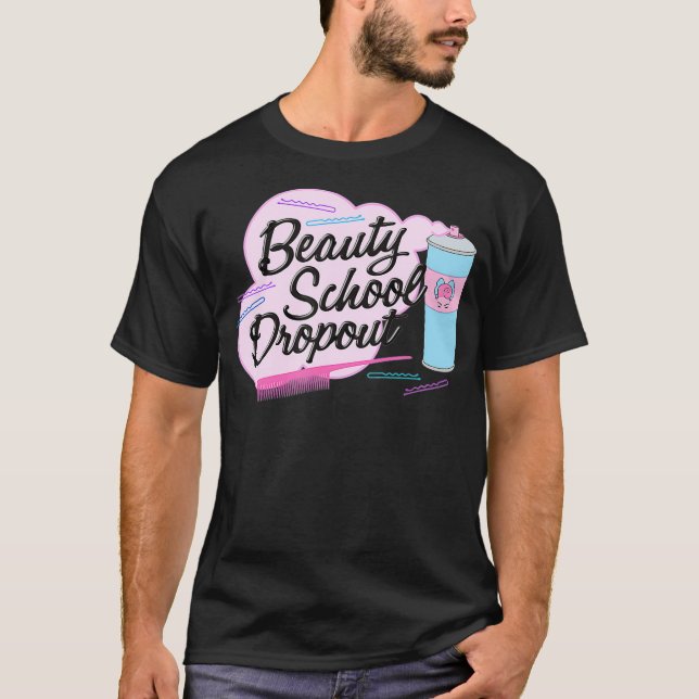Grease Rosa Dam Beauty School Dropout T Shirt (Framsida)