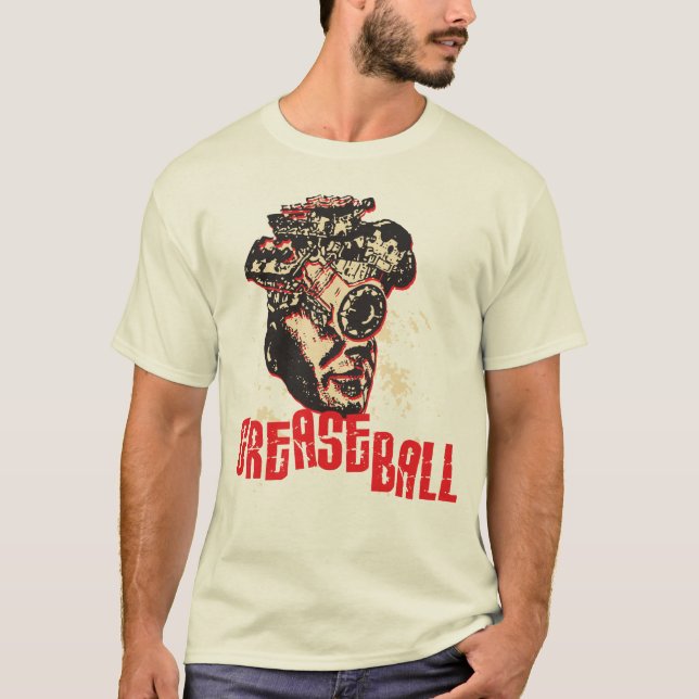 Greaseball t-skjorta t shirt (Framsida)